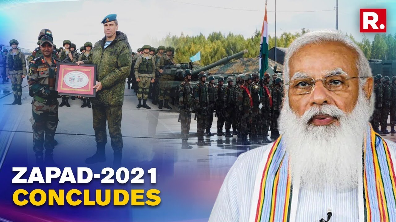 ZAPAD-2021 concludes, India shows its military might, China & Pakistan observe
