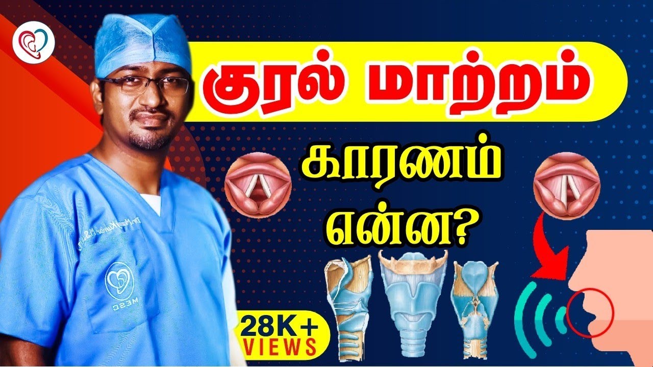 குரல் மாறுதல் - காரணம் என்ன ? | Vocal problem in Tamil | Dr. Manoj ENT Speciality Centre | Trichy