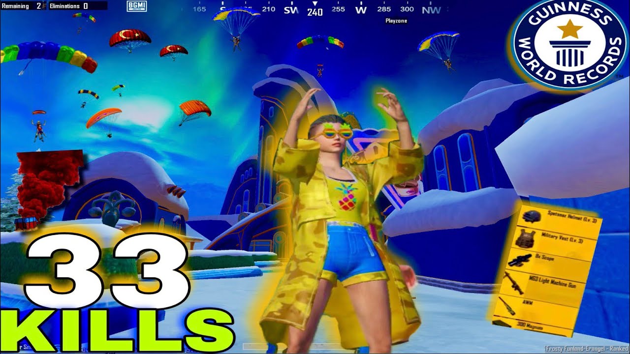 OMG🥵 TODAY SOLO 33 KILLS  IN ONE MATCH MG3 + upm best combo pubgm bgmi ￼￼