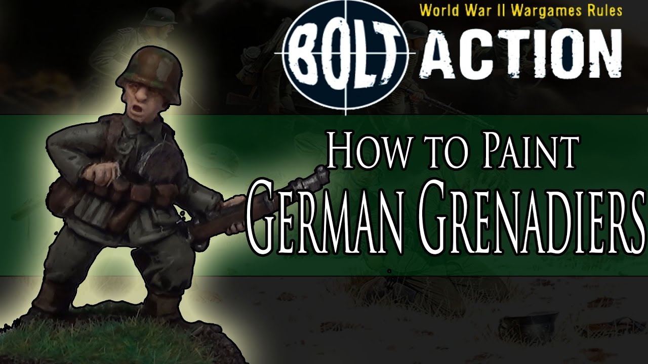 Bolt Action Tutorial: How To Paint Late War German Grenadiers