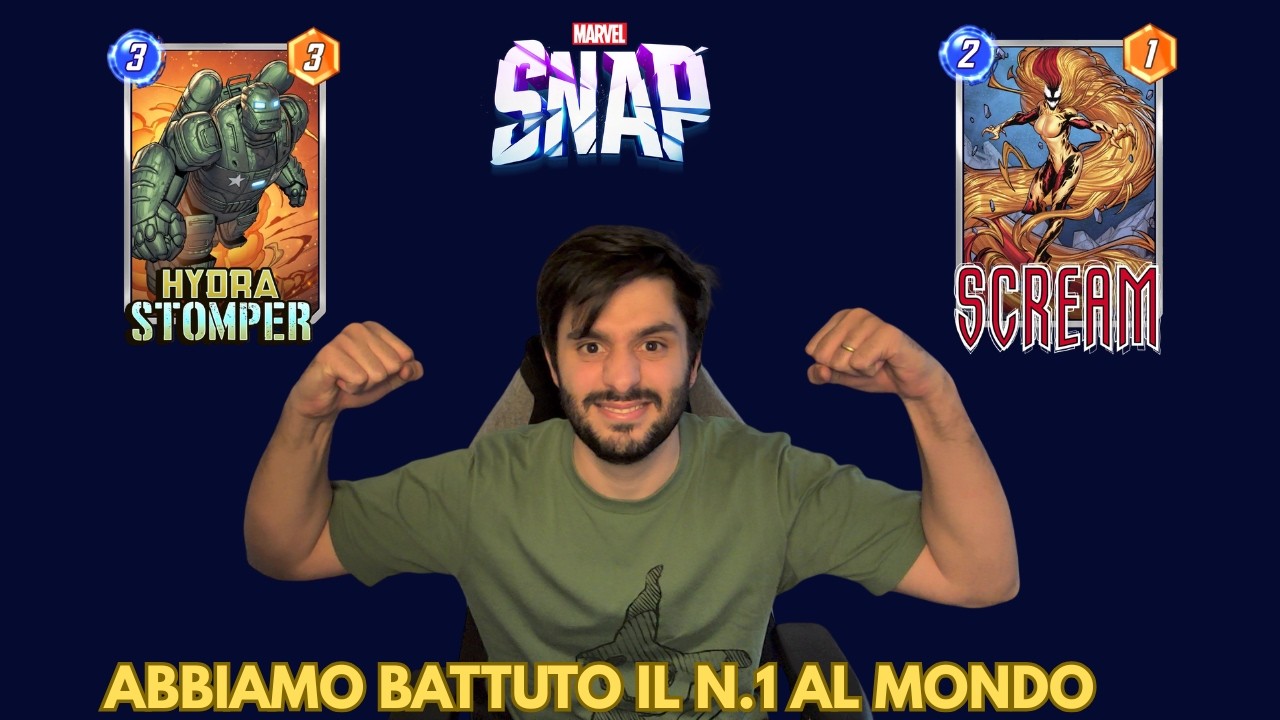 SCREAM È SUPER DIVERTENTE, BATTUTO ANCHE IL N.1 AL MONDO 🔥🔥 - MARVEL SNAP ITALIA