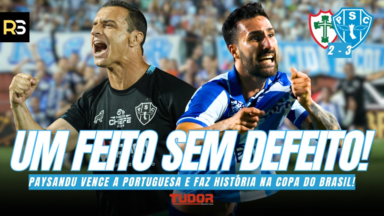 🚨🐺 VIRADA ÉPICA! Paysandu CALA O CANINDÉ, vence a Portuguesa e avança na Copa do Brasil!