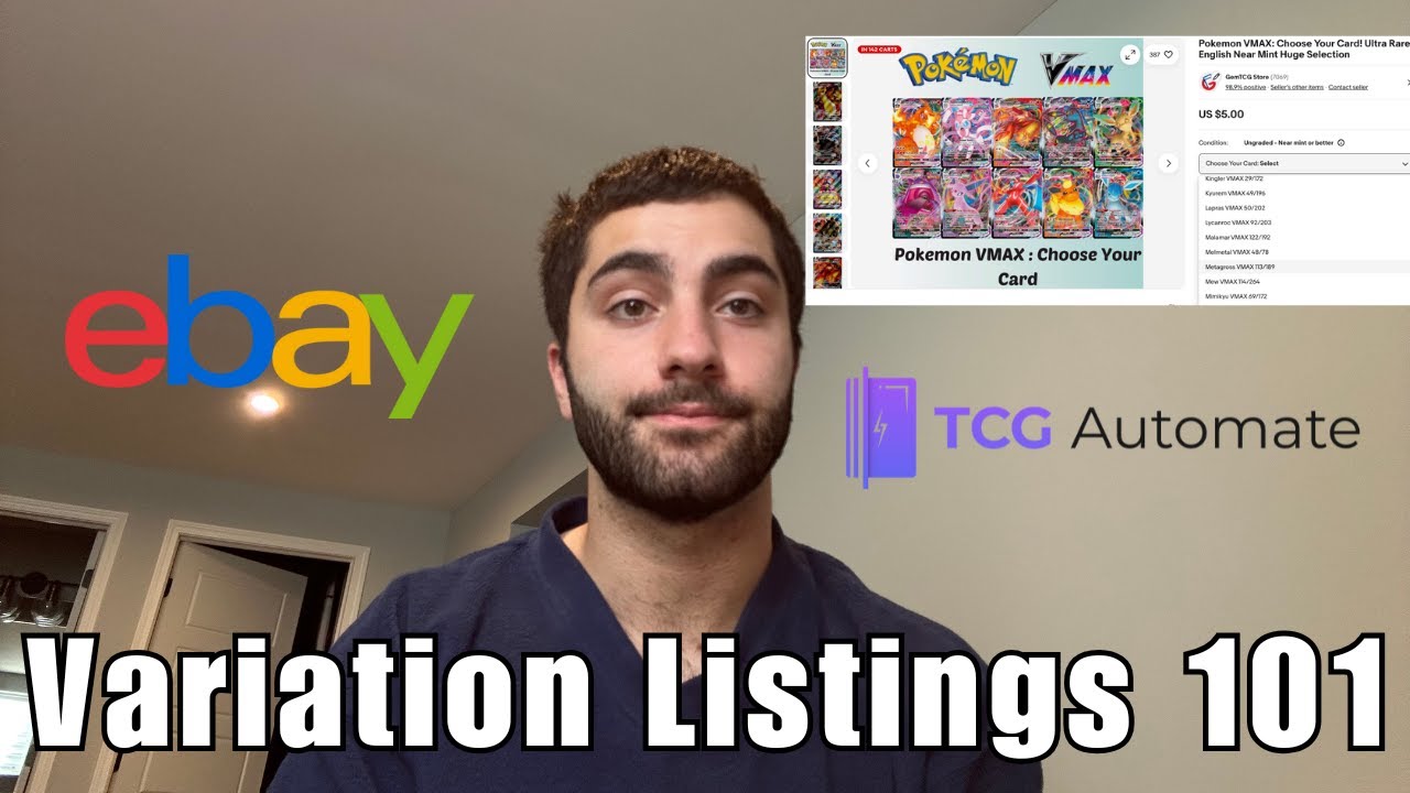 How To Make eBay Variation Listings in MINUTES with TCG Automate