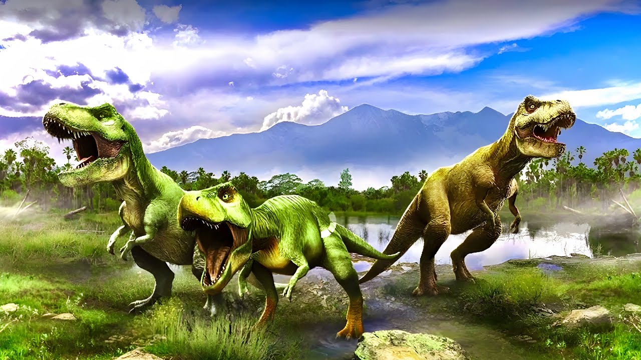 T-REX vs All dinosaurs in JW | Jurassic World The Game - New update Battle Gameplay 