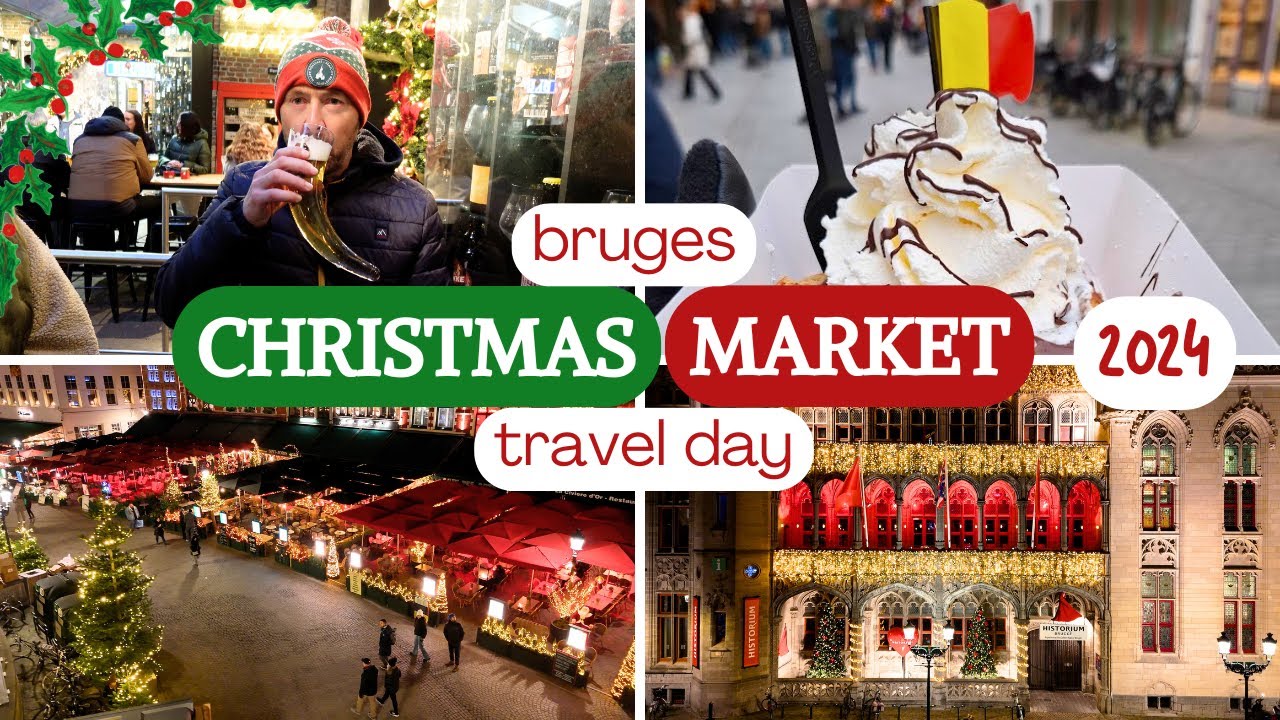 Bruges CHRISTMAS Market 2024 Vlogmas | Travel Day Dover to Calais