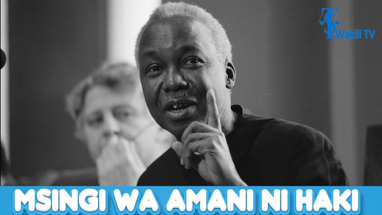 The foundation of PEACE is JUSTICE - Mwalimu Nyerere