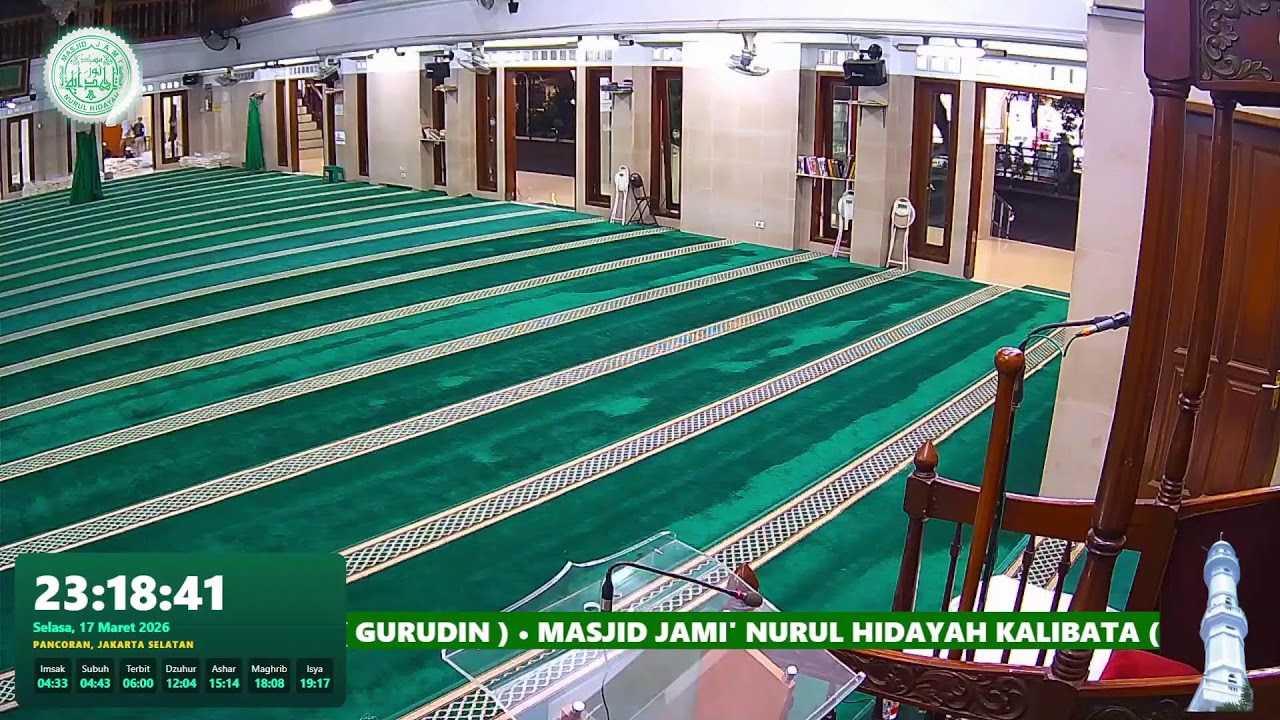 Shalat Tarawih Malam ke-28, 17  Maret 2026 | Masjid Jami' Nurul Hidayah Kalibata ( GURUDIN )