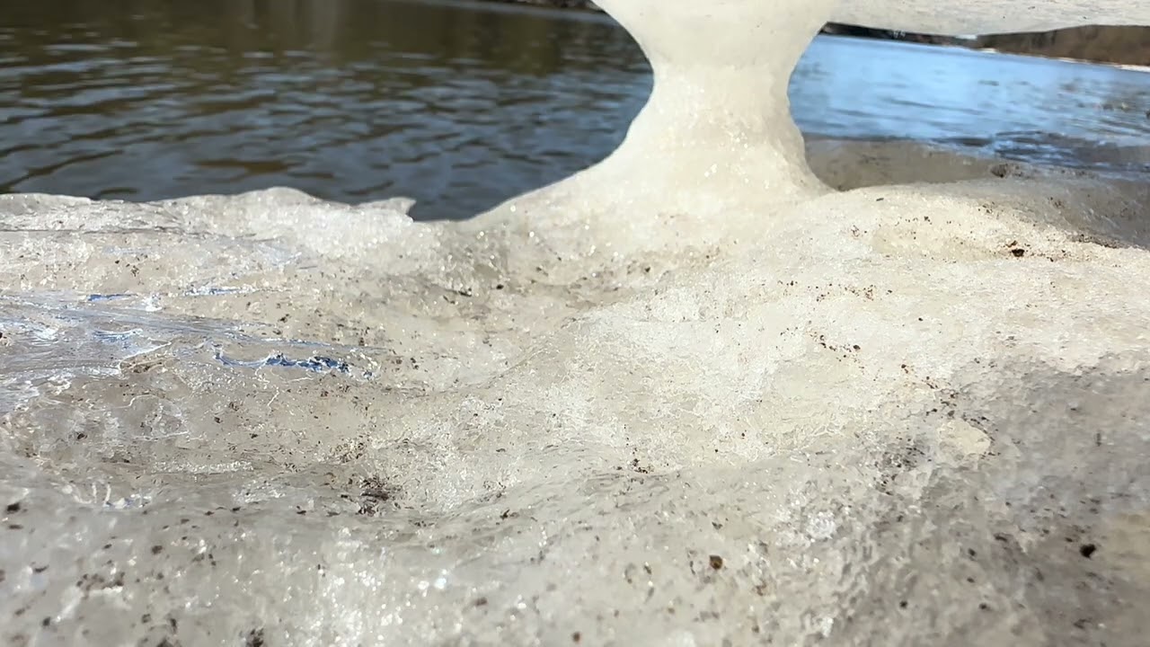 Шум води та танення льоду. Весна. Природа без музики: птахи, лід та річка. Звуки природи. Релакс.
