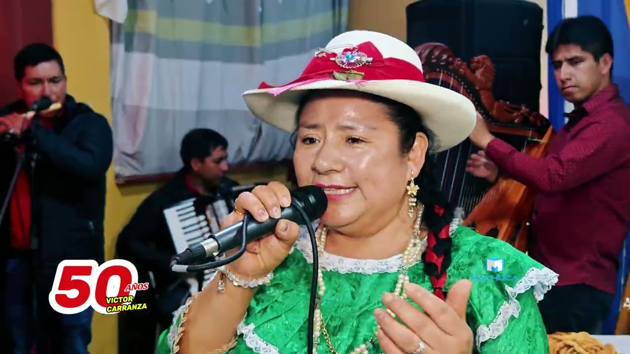 50 AÑOS DEL SEÑOR VICTOR CARRANZA CON BANDA Y NEGRITOS al estilo Ancashino