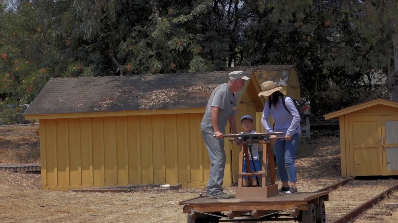 Railroad Hand Car: Caixia: Goleta Depot Days 20180811 131