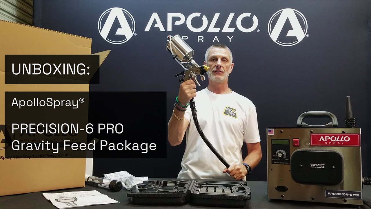 Unboxing the ApolloSpray PRECISION 6 PRO Gravity Feed Package