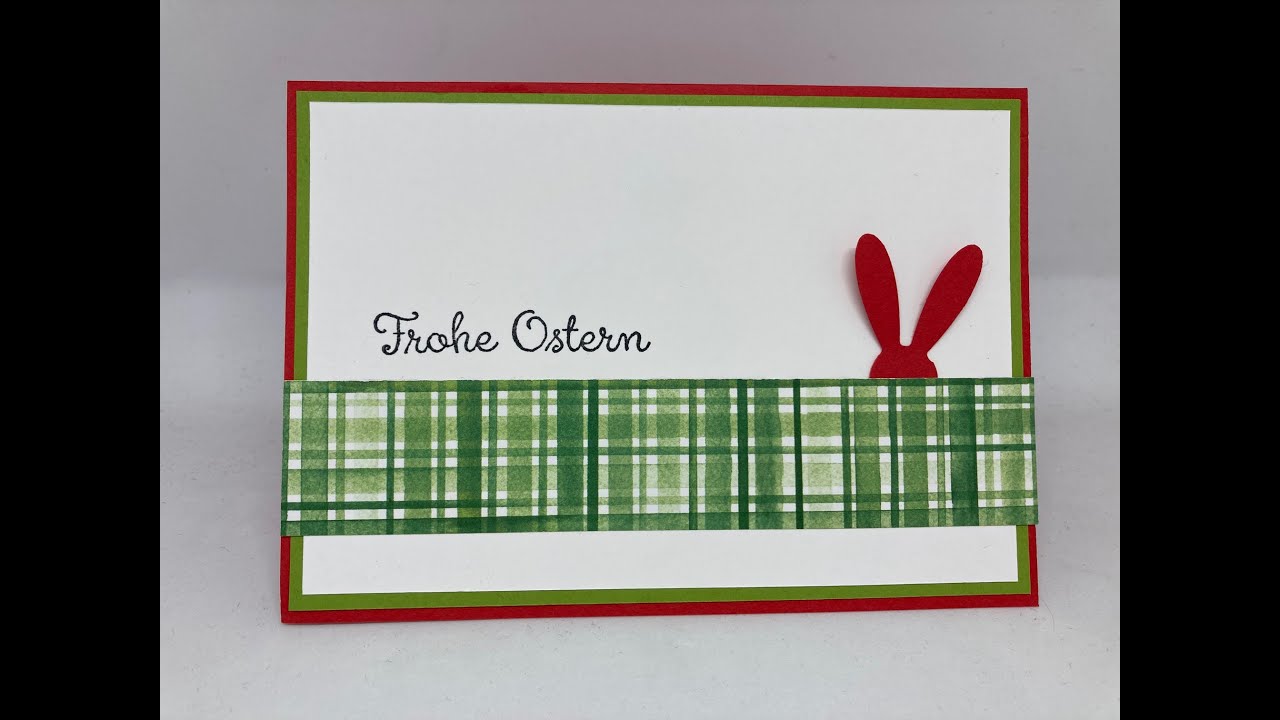 Ruck-Zuck-Fertig: Osterkarte mit Hase aus der G&auml;nsebl&uuml;mchenstanze, Stampin'UP!