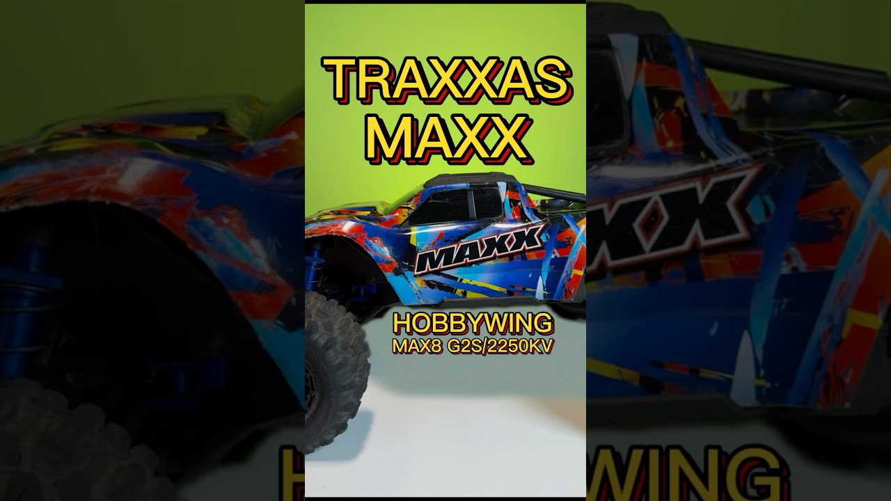 Traxxas Maxx - Hobbywing Max8 G2S with 2250Kv motor!