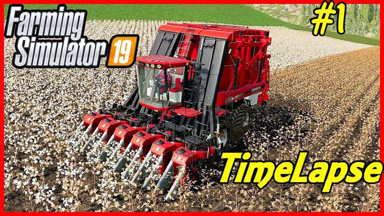 FS19 Timelapse, Felsbrunn #1: Alpine Cotton!