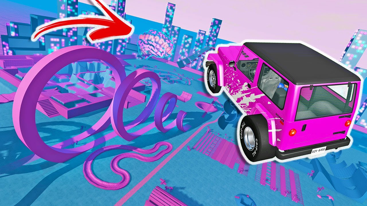 The ULTIMATE Neilogical Crash Testing Arena! Biggest Loops & Jumps In BeamNG! - BeamNG Drive