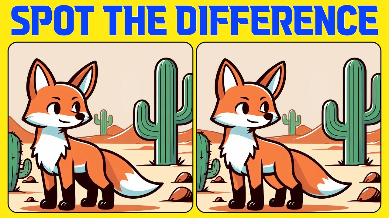 🧠🧩Spot the Difference | Brain Booster 《EASY》