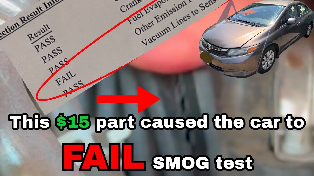 2012-2015 Civic 1.8L Air Intake Hose EASY & Cheap Fix - FAILED visual smog inspection due to tear