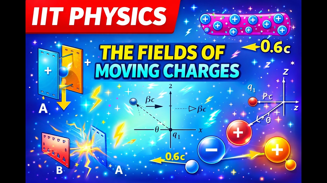 🎯 🚀⚡ IIT PHYSICS | The Fields of Moving Charges Explained Simply! 🔥💡