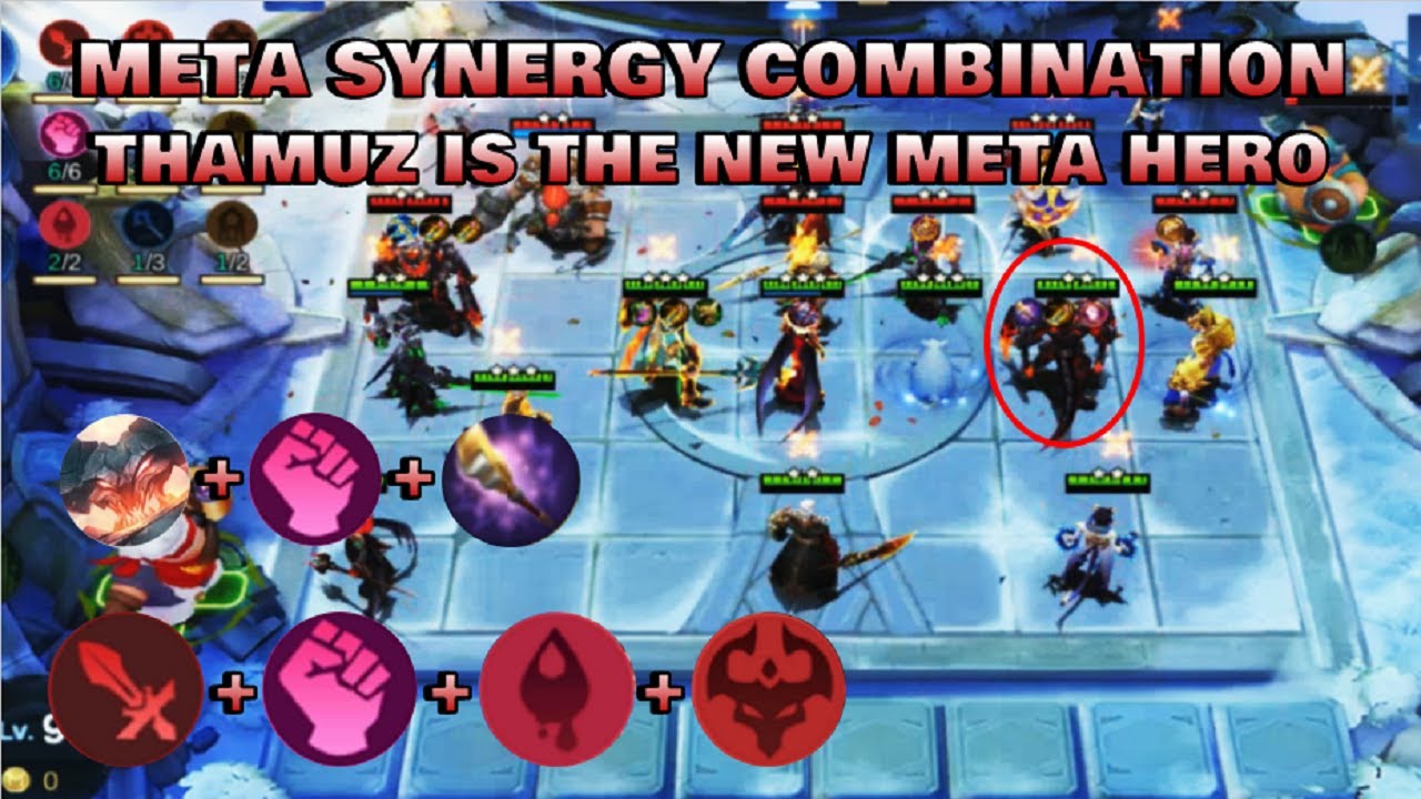 META SYNERGY COMBINATION - TOP GLOBAL MAGIC CHESS PLAYER | Mobile Legends Bang Bang