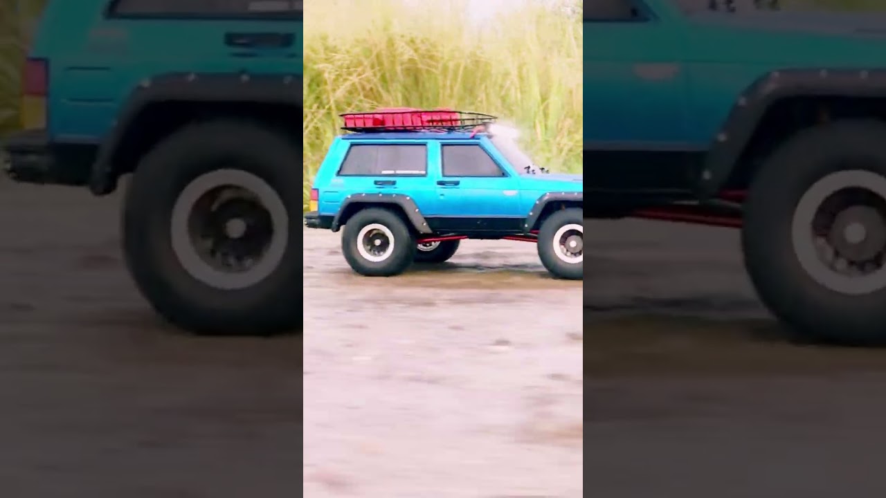 #shorts JEEP CHEROKEE TWO DOORS 1/10 SCALE RC CARS