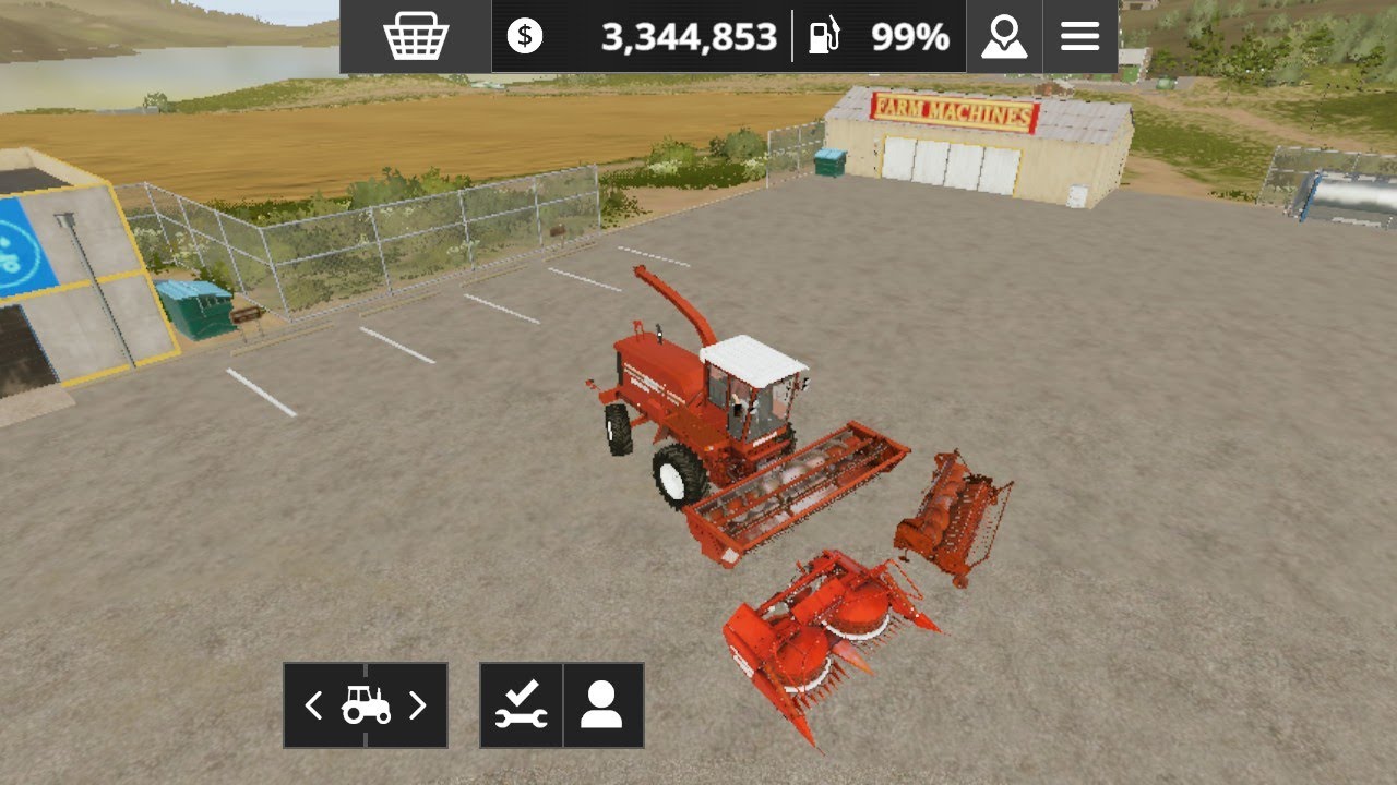 FS20 MODS Forrageira Fiatagri Hesston 7840
