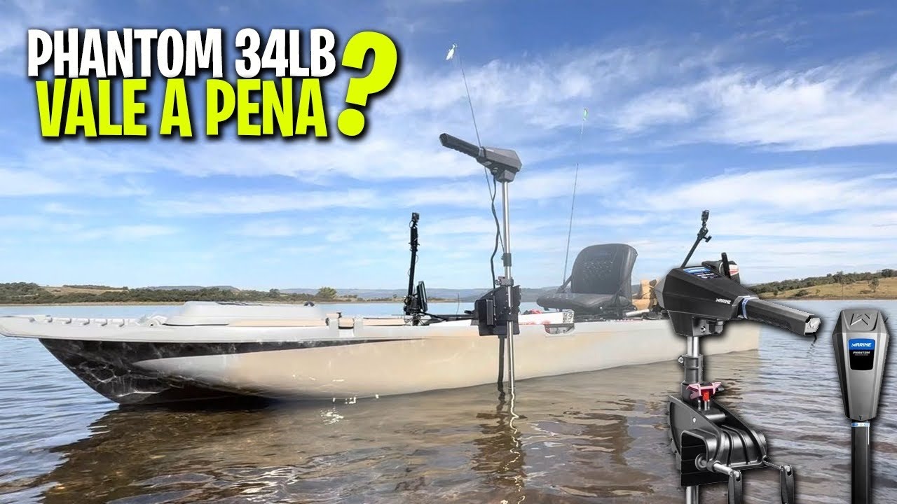 Phantom 34 lb Marine: Vale a pena no Caiaque ARK? Teste, Dicas e minha opini&atilde;o!