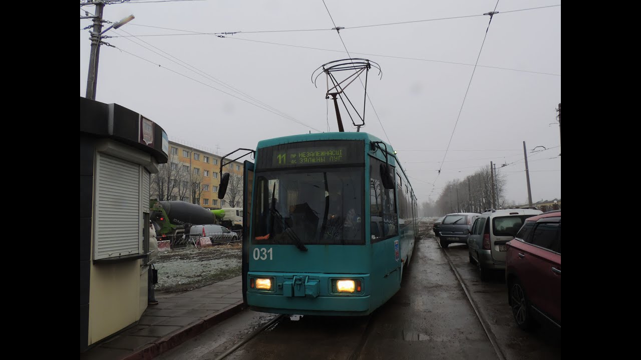 ПОЕЗДКА НА БКМ-743 в последний день работы на линии... (28.11.2025) маршрут №11 из парка