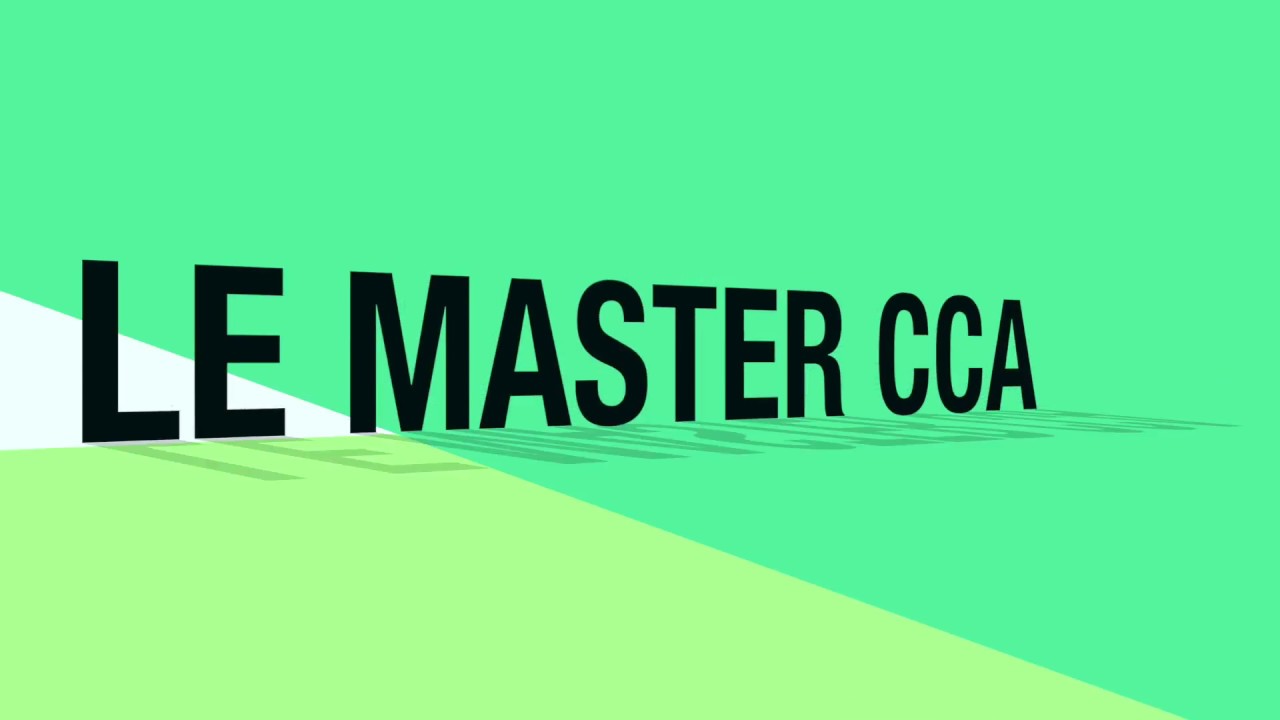 Le Master CCA de l'UPEM en un mot