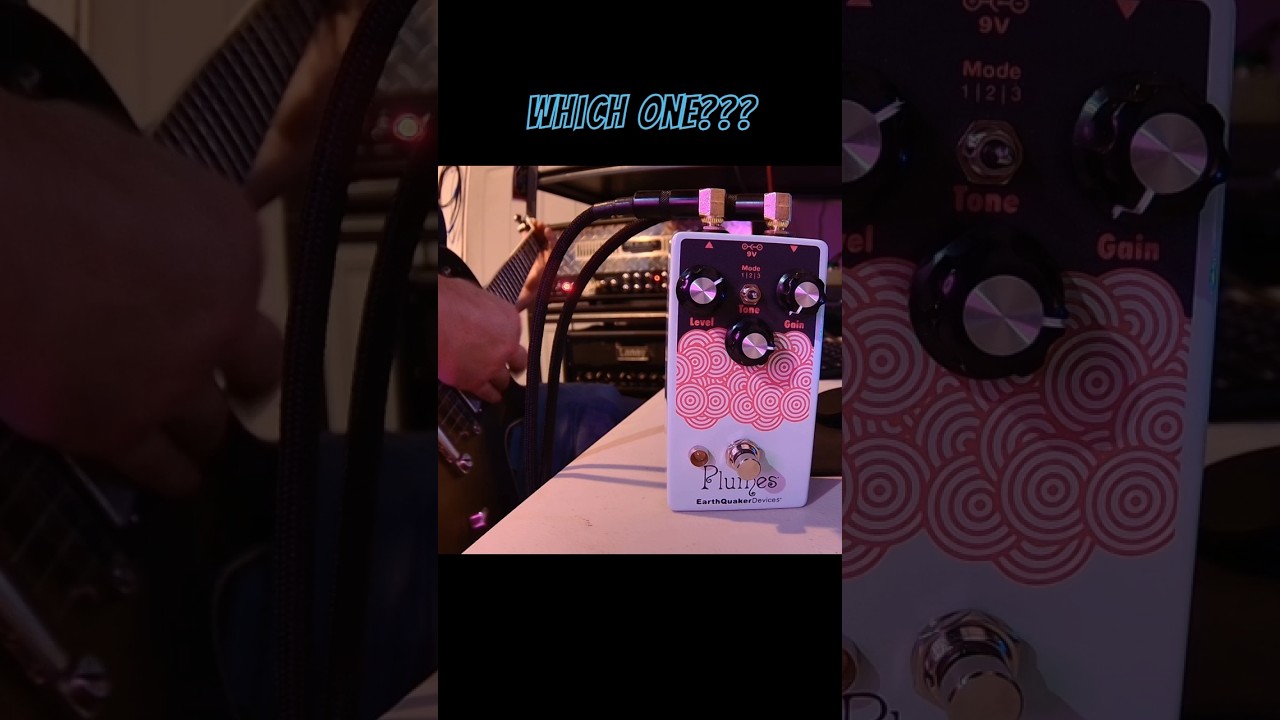 Which Overdrive? SD1 vs Plumes! #shorts #guitar #metal #mesaboogie #boost #pedal #shootout