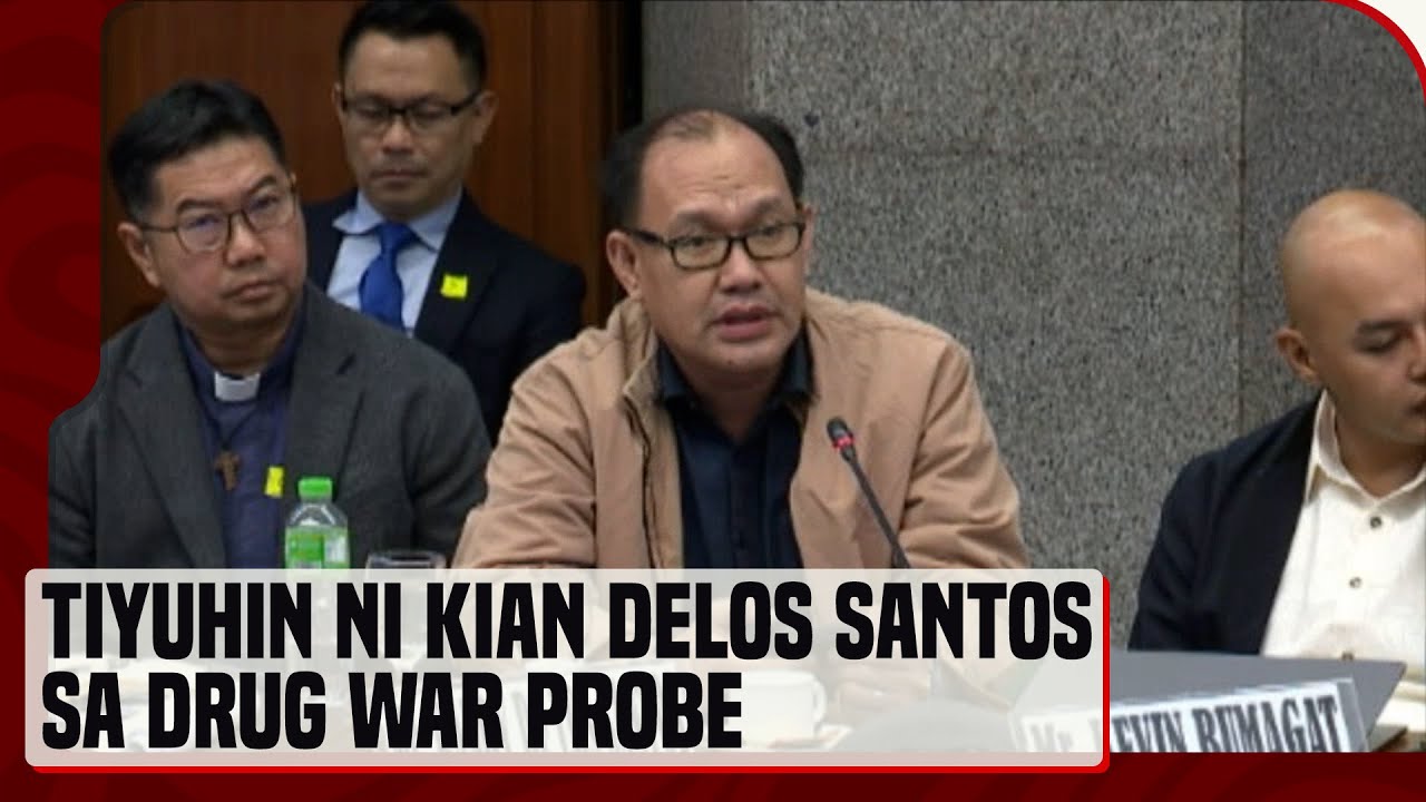 Tiyuhin ni Kian delos Santos, humarap sa Senate probe hinggil sa drug war