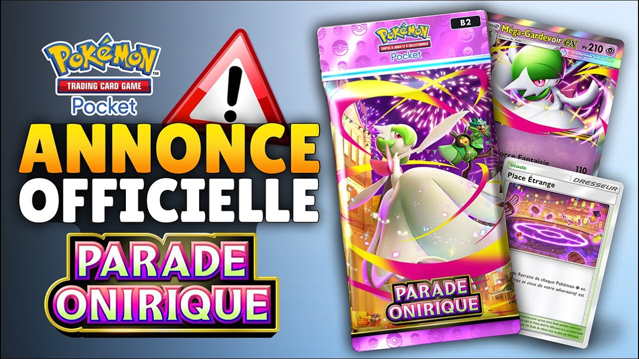EXTENSION B2 RÉVÉLÉE ! INFOS BOOSTER PARADE ONIRIQUE & MISE À JOUR sur POKÉMON TCG POCKET !