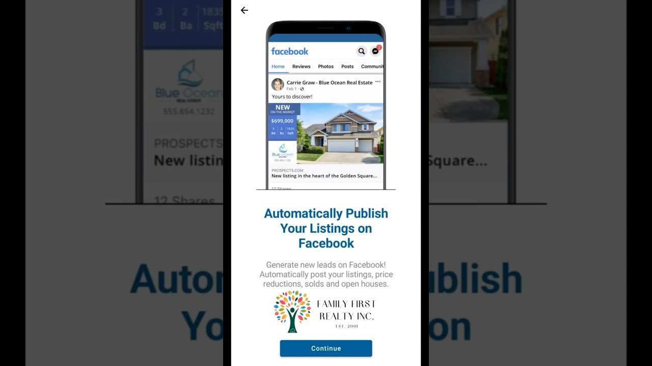 Agents auto publish your listing activity to Facebook #rein #mls #familyfirst