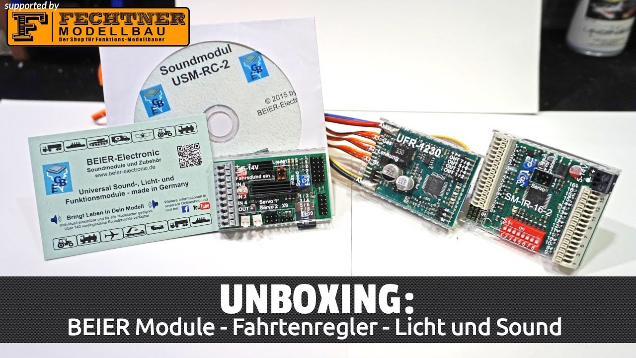 Unboxing BEIER Module - UFR-1230 & USM RC-2 / SM-IR-16-2