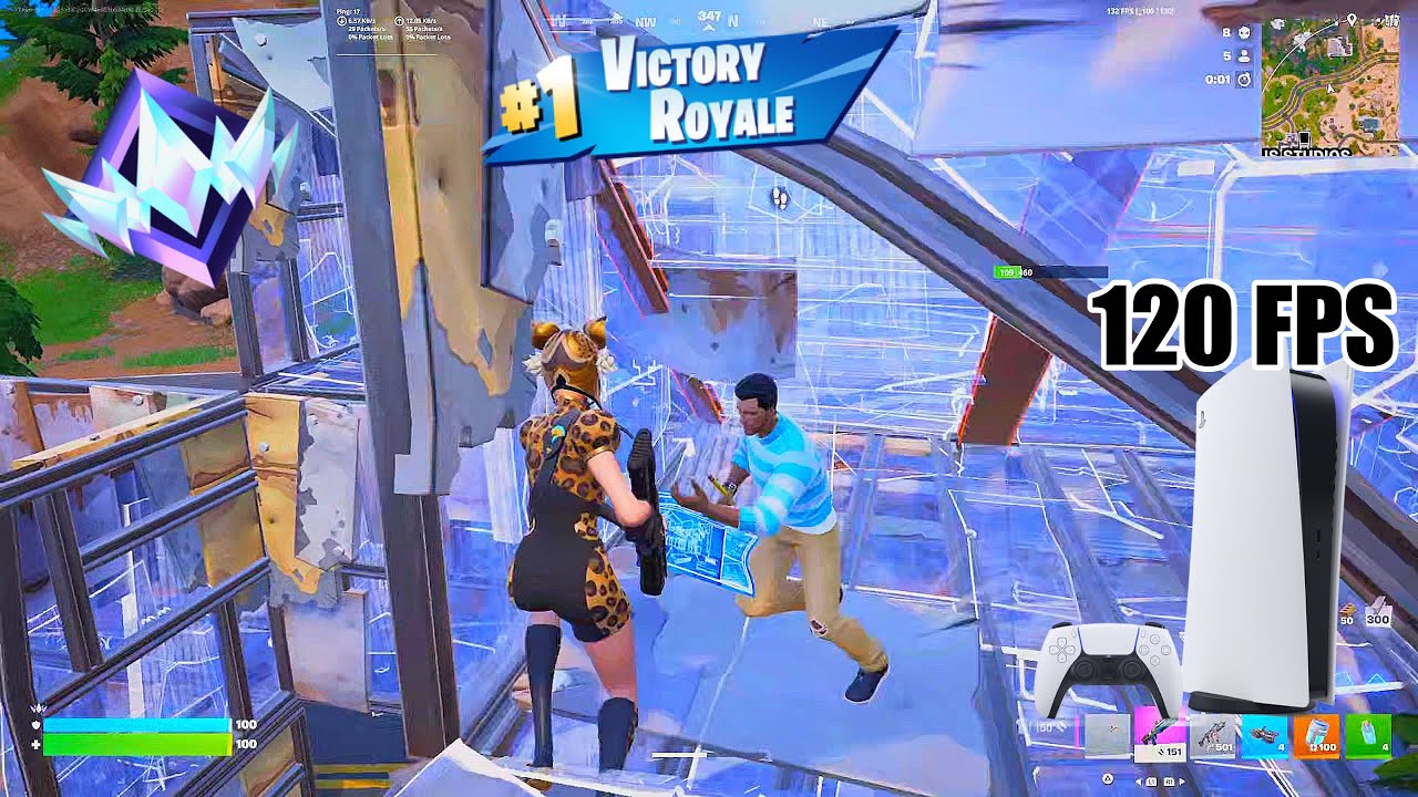 *NEW* PS5 Fortnite Chapter 7 Season 2 Controller Gameplay (4K 120FPS)