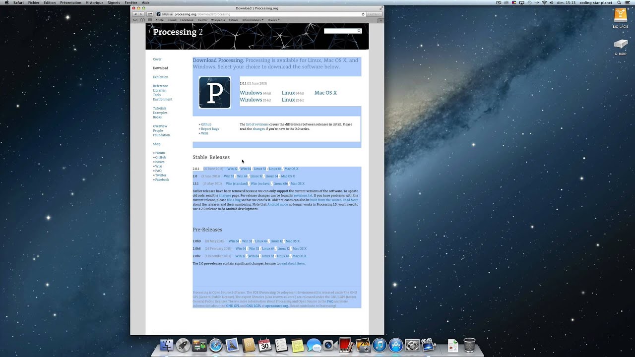 001 - Installer le langage Processing sur votre ordinateur