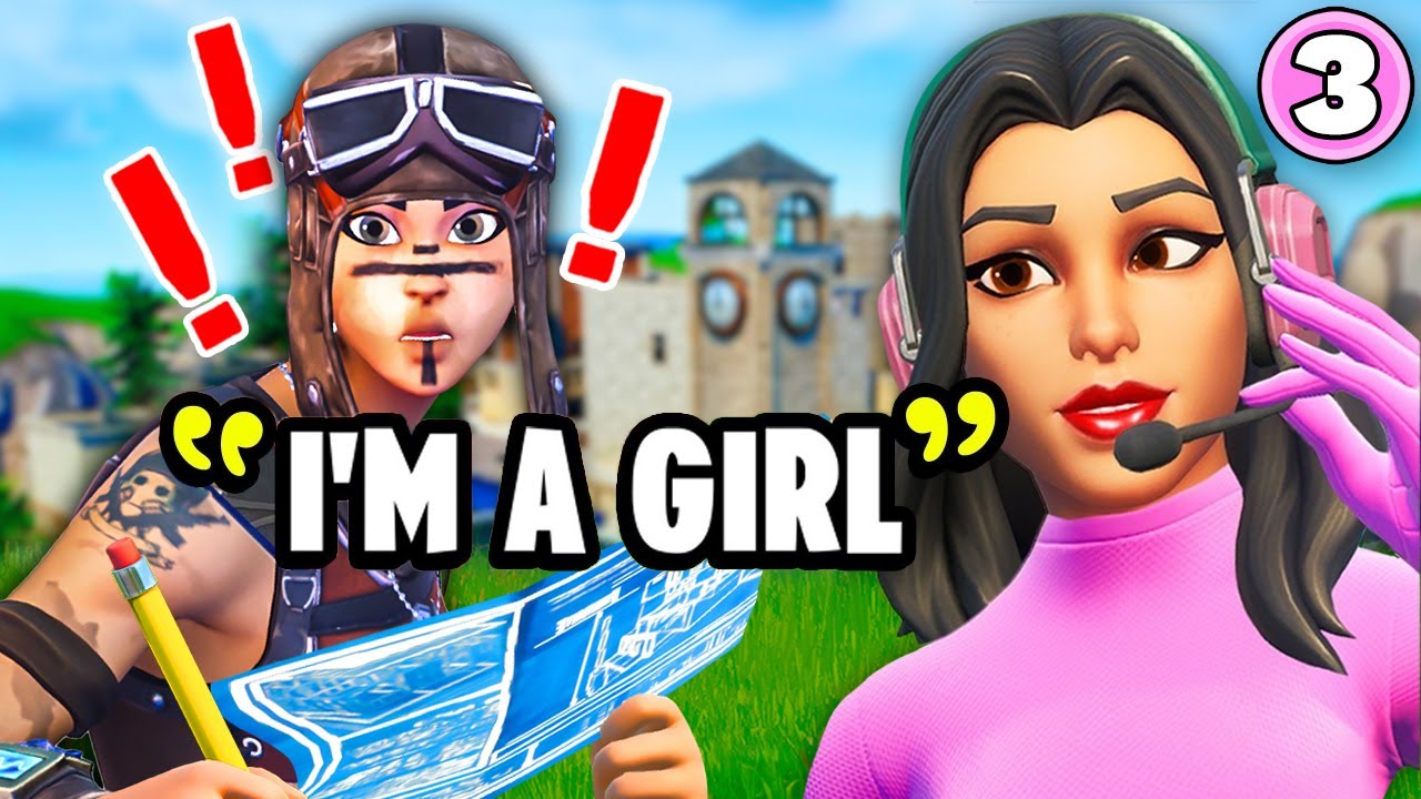 Revealing I'm A GIRL After DESTROYING Kids in Fortnite 3