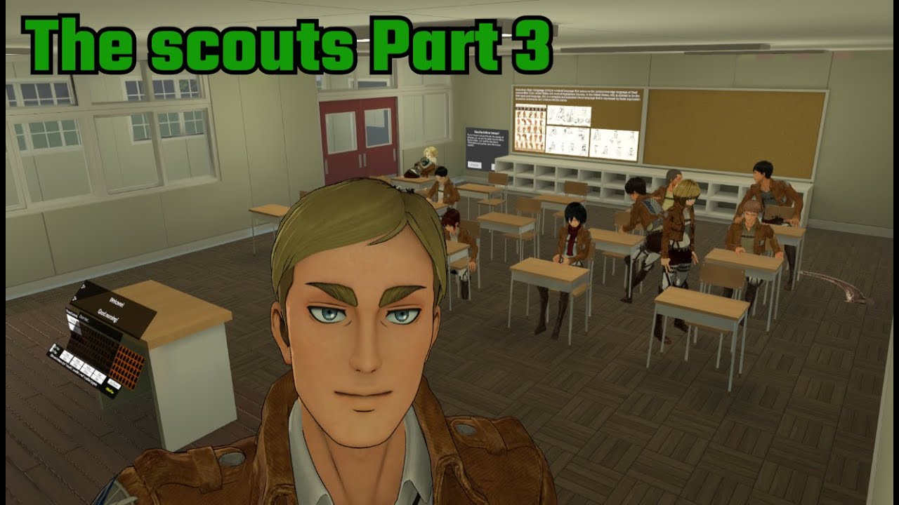 The Scouts went back to School and then.. it HAPPENED!! (AOT VR)