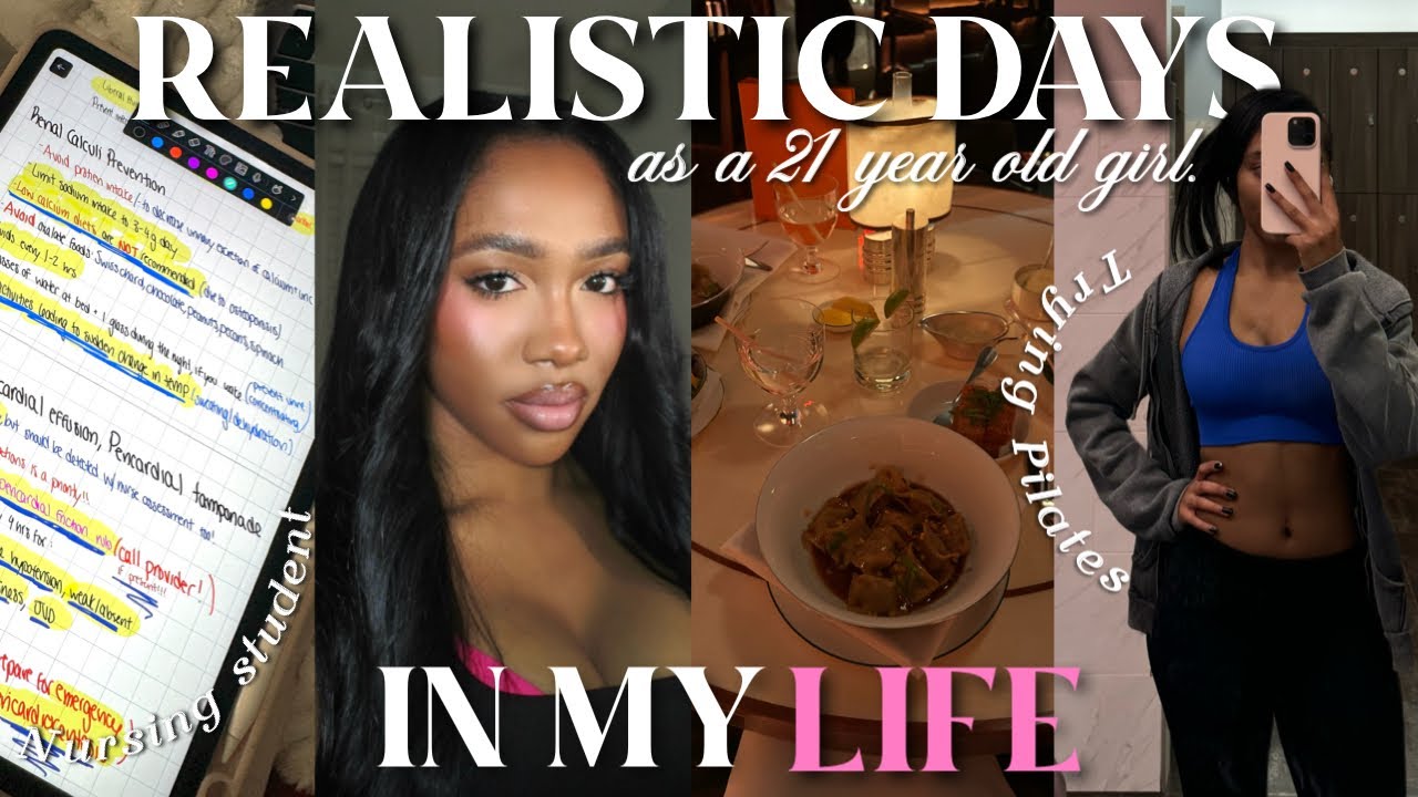 REALISTIC DAYS IN MY LIFE: trying pilates, being a college student, influencer life, and more!