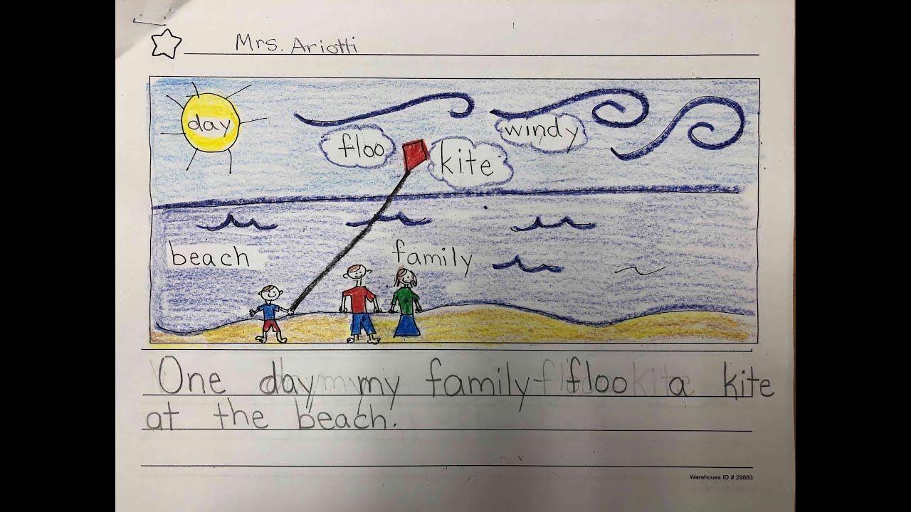 Narrative Writing-   Flying a Kite -  Using an Editing Checklist