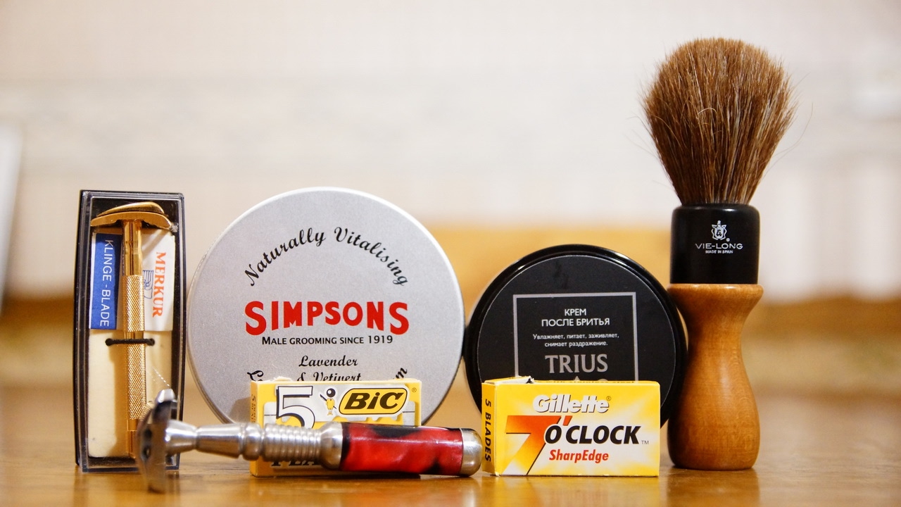 Merkur станок для бритья усов и бороды. Gillette 7 o'clock | Бритьё с HomeLike Shaving