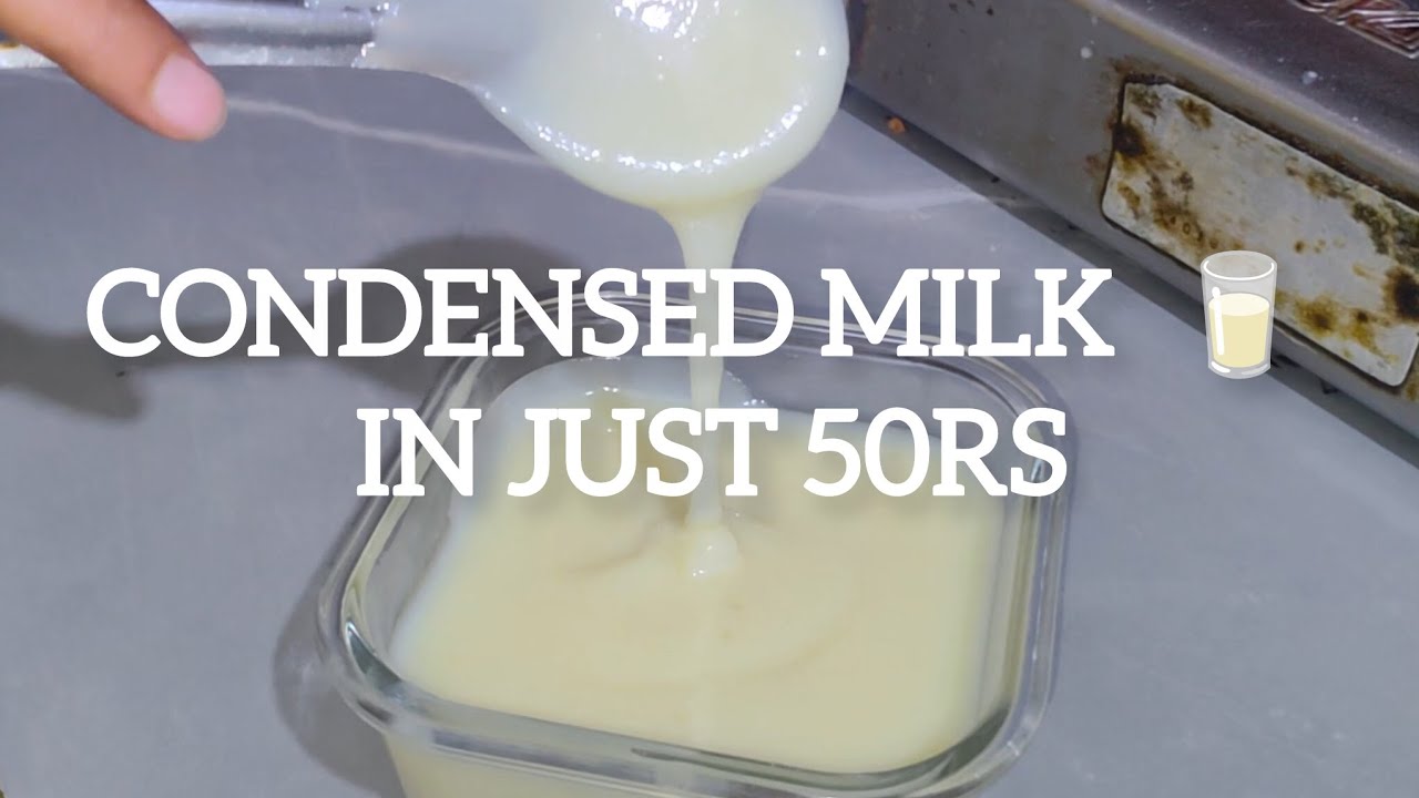 Why Buy ₹150 Condensed Milk When You Can Make It in ₹50? | condensed milk recipe 