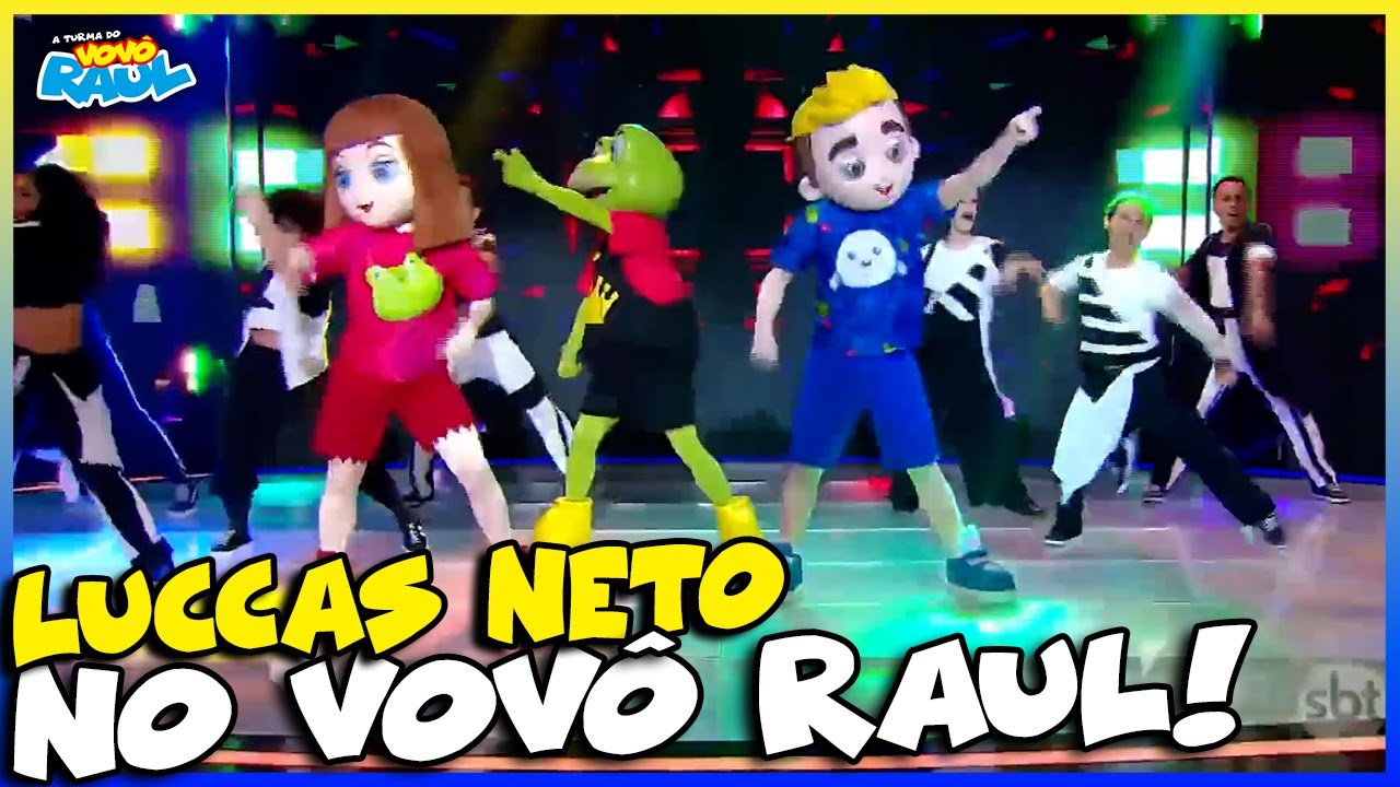 AS AVENTURAS DE LUCCAS NETO NA TURMA DO VOV&Ocirc; RAUL GIL
