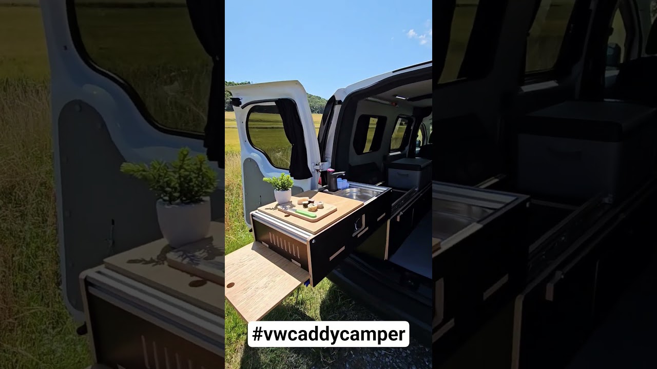 Volkswagen Caddy camper at www.vangear.co.uk #vwcaddy #campervan #vanlife