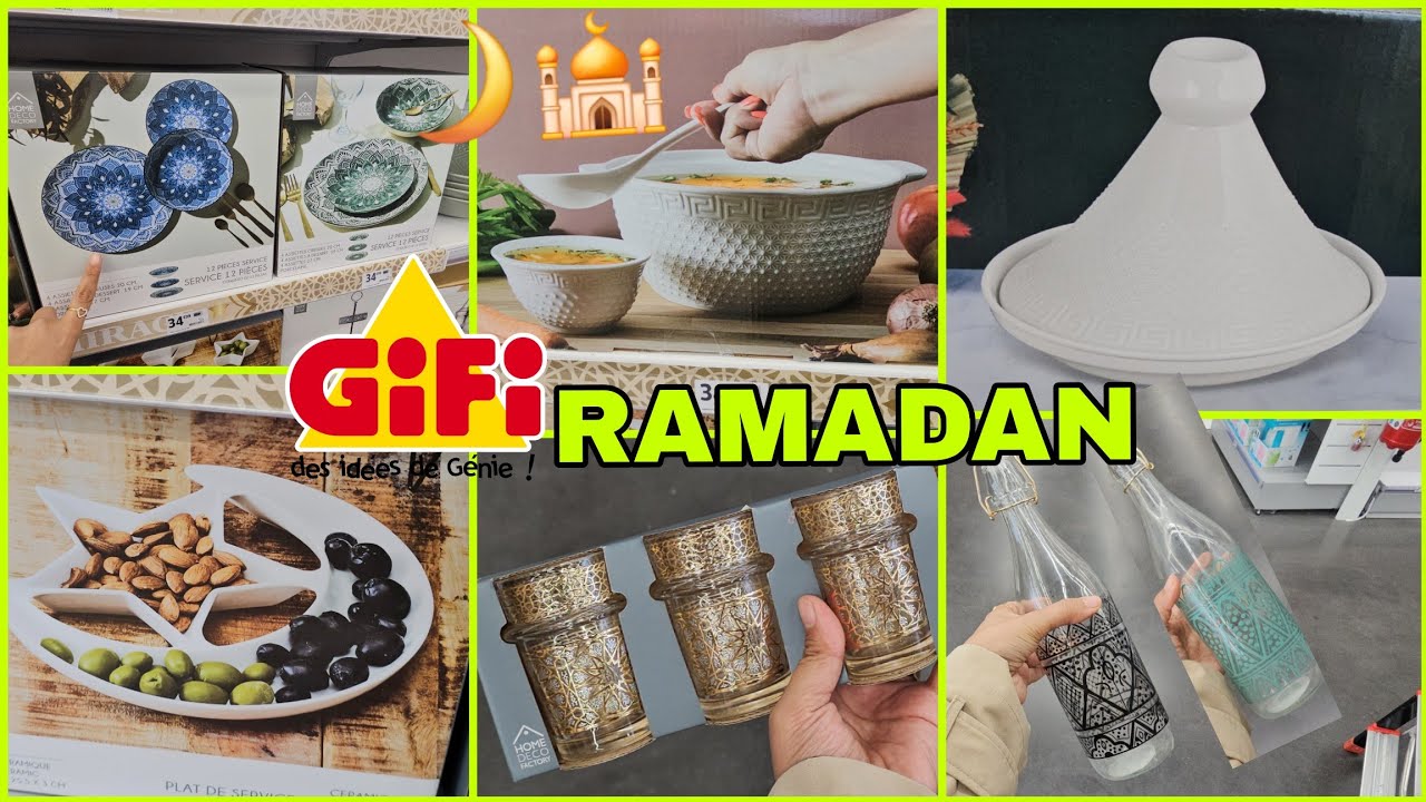 🕌🌙GIFI 100% RAMADAN AID VAISSELLE DÉCO 26 janvier 2026
