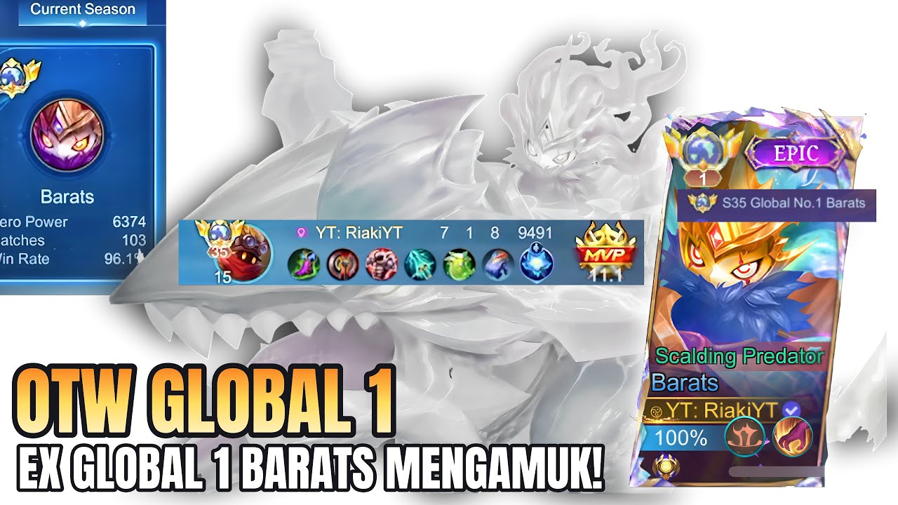 OTW GLOBAL 1! EX GLOBAL 1 BARATS MENGAMUK ~ MLBB