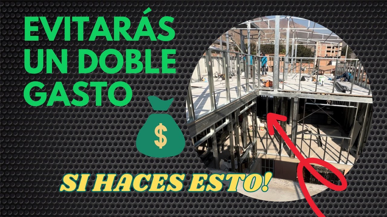 Estructura metálica para techo de una casa, encima una terraza - Resistente al peso y SISMOS