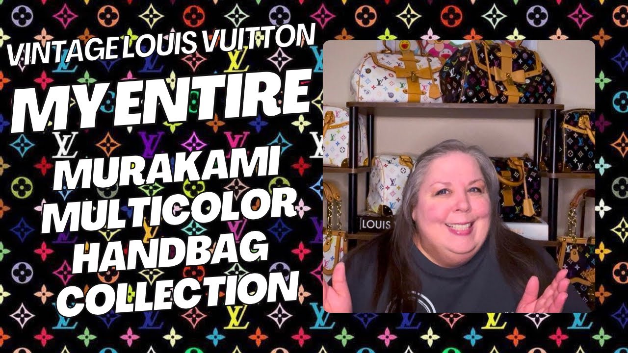 Винтажные сумки Louis Vuitton. Вся моя коллекция разноцветных сумок Murakami.