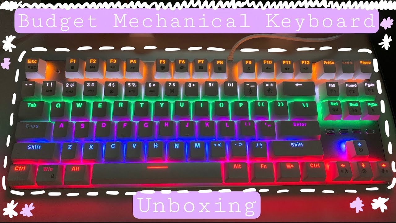 Unboxing a budget mechanical keyboard | Metoo Zero (&pound;20)