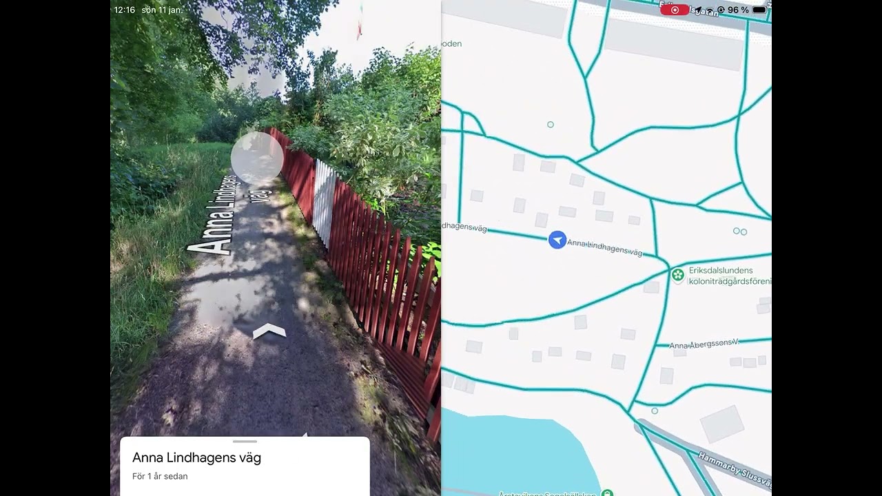 Google Street View - Visiting All Streets on Södermalm (Part 7)