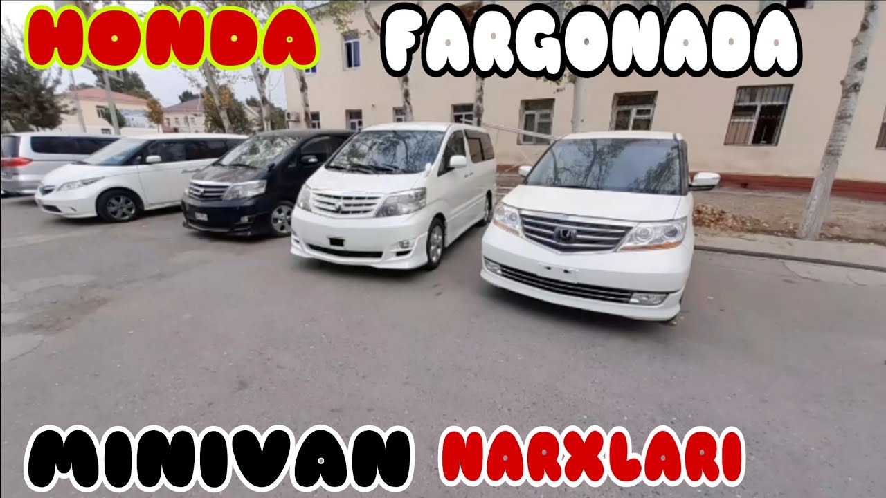 FARG'ONADA YANA BIR YANGILIK MINIVEN TAYOTA NARXLARI